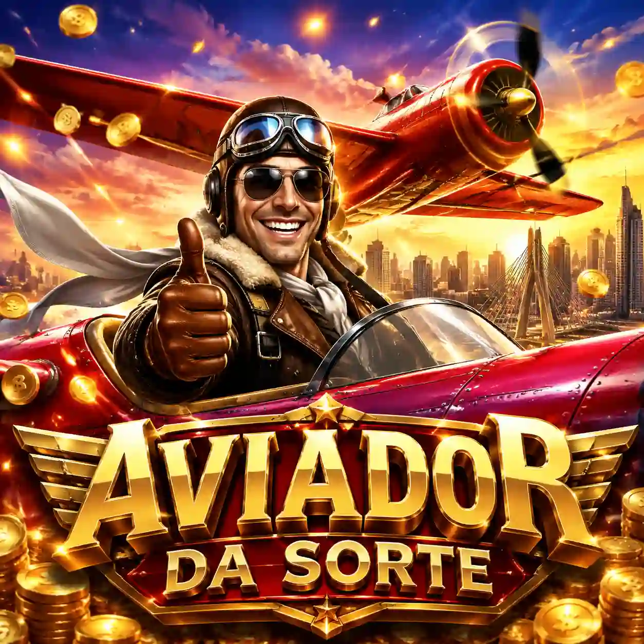 Jogo de crash rodando no app mobile