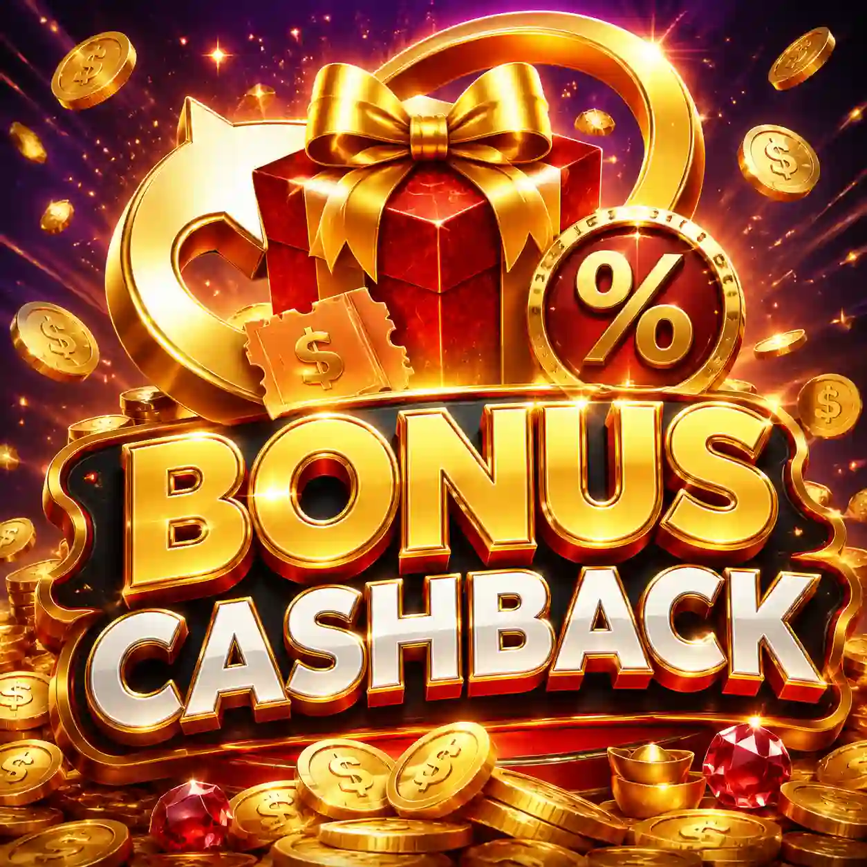 Ilustração do cashback mensal sendo creditado na conta 96A Arena