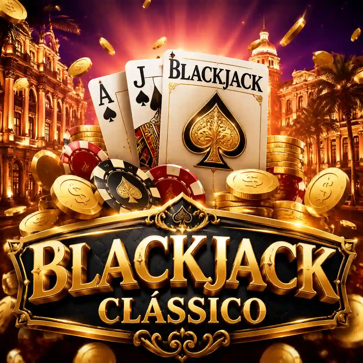 Dealer profissional em mesa de blackjack ao vivo com cartas e fichas