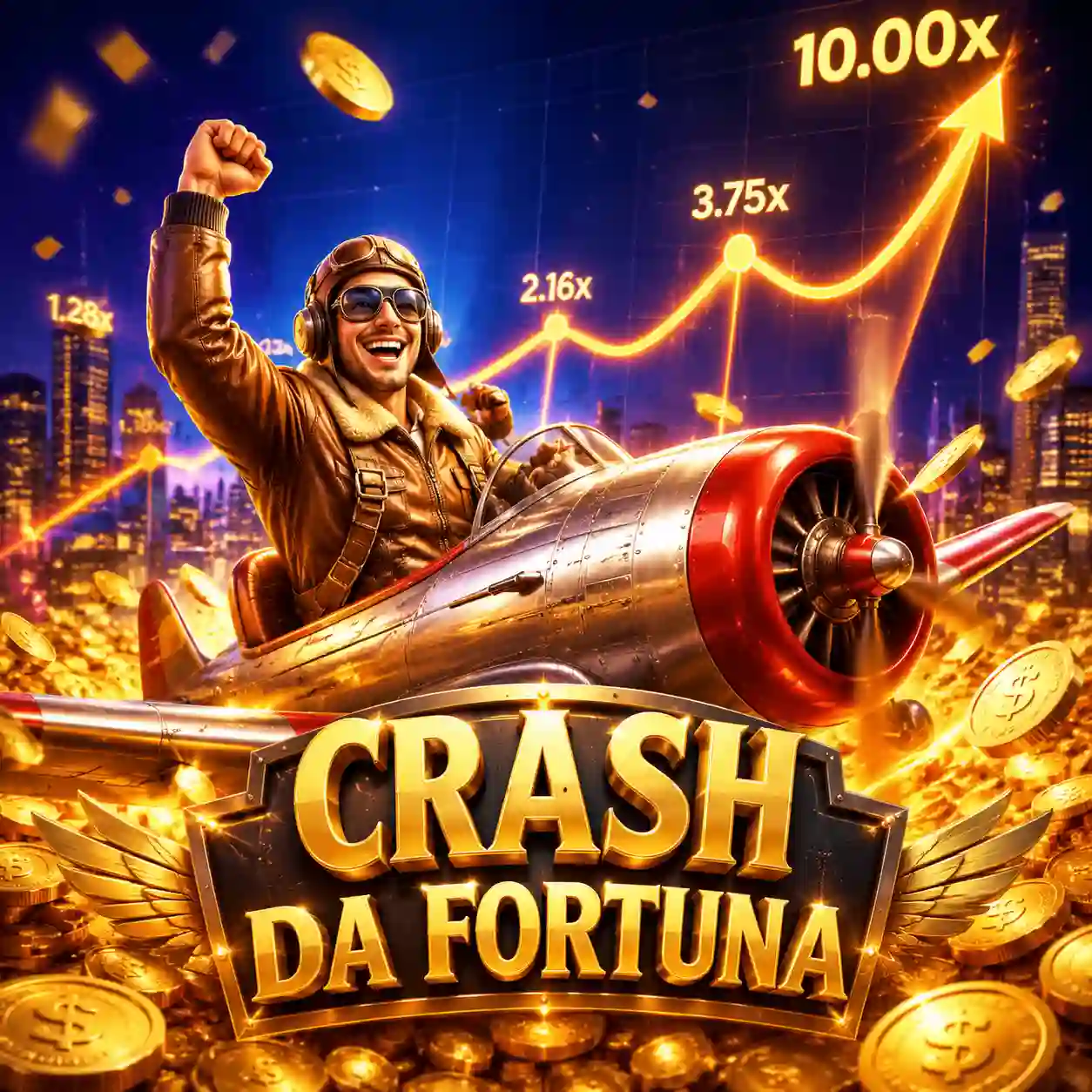 Gráfico editorial mostrando relação risco x retorno em crash games
